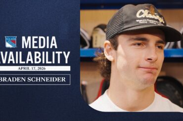 NYR 2026 Exit Day: Braden Schneider Media Availability | April 17, 2026