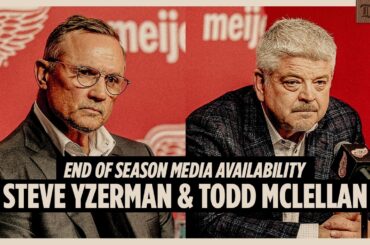 Steve Yzerman and Todd McLellan Detroit Red Wings End of Season Media | April 23, 2026