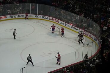 Olle Lycksell of the Belleville Senators scores a breakaway goal  vs. the Laval Rocket 4/10/26