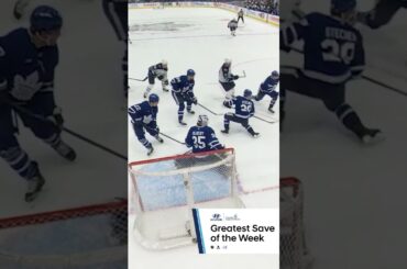 Hildeby robs Scheifele with the knob of his stick for Greatest Save 😱