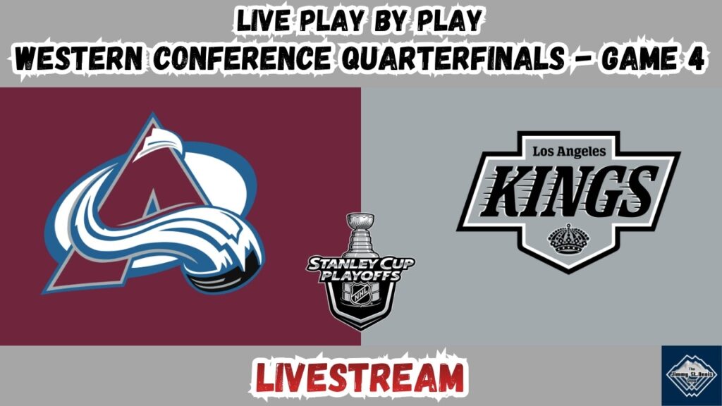 Colorado Avalanche vs Los Angeles Kings | Western Conference Quarterfinals – Game 4 | LIVESTREAM