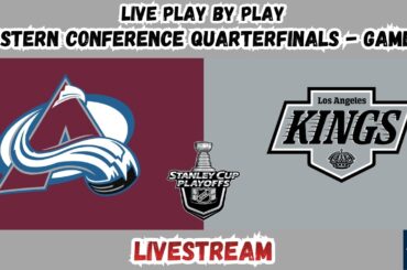 Colorado Avalanche vs Los Angeles Kings | Western Conference Quarterfinals - Game 4 | LIVESTREAM