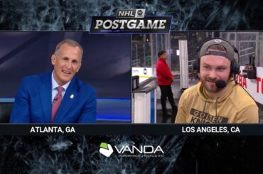 Rasmus Andersson Joins the TNT Crew Postgame