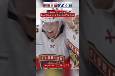 Nate Schmidt (signed with Utah) - Last Goal as a Florida Panthers #hockey #nhl #utah #sports #sport