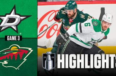 Stars vs. Wild | NHL Playoff Highlights |  Game 3 | April 22, 2026