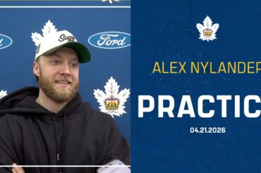Alex Nylander | Playoff Practice | April 21, 2026
