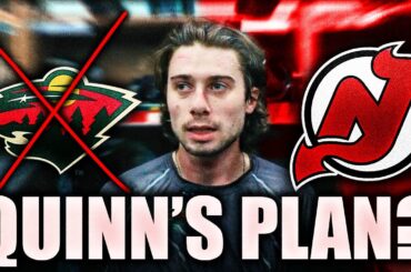 QUINN HUGHES DEPARTURE PLAN FROM THE MINNESOTA WILD? TRADE TALKS TO NEW JERSEY DEVILS?