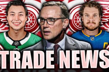 HUGE DETROIT RED WINGS TRADE UPDATES: STEVE YZERMAN AGGRESSIVE FOR TOP 6 FORWARD? Robertson, Thomas