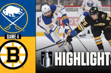 NHL Playoff Highlights | Sabres vs. Bruins | Game 4 | April 26, 2026