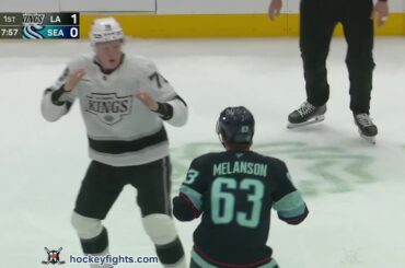 Samuel Helenius vs Jacob Melanson | Apr 13, 2026 | Los Angeles Kings at Seattle Kraken