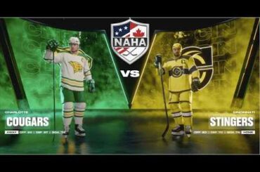 NAHA 2025-26 Season - Charlotte Cougars (21-17-7) @ Cincinnati Stingers (20-22-3)