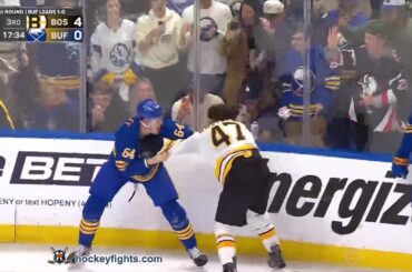 Mark Kastelic vs Logan Stanley | Apr 21, 2026 | Boston Bruins at Buffalo Sabres
