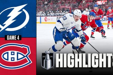 Lightning vs. Canadiens | NHL Playoff Highlights | Game 4 | April 26, 2026