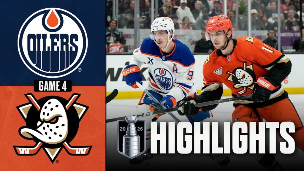 Oilers vs. Ducks | NHL Playoff Highlights | Game 4 | April 26, 2026