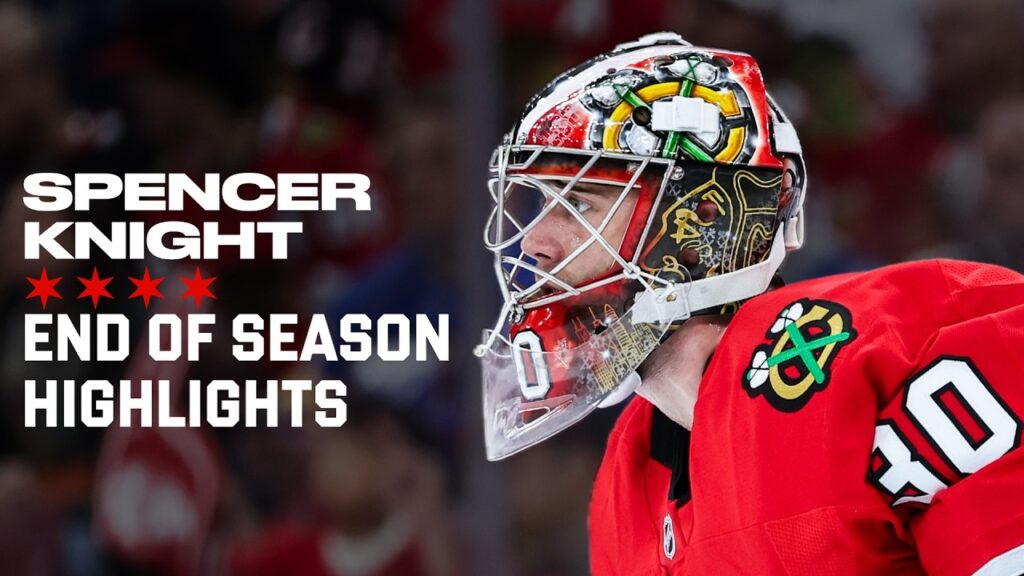SPENCER KNIGHT End of Season Highlights 🚨📹 | Chicago Blackhawks