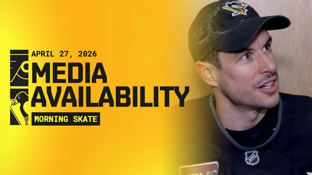 Crosby, Rust, Rakell, Muse Media Availability (4.27.26) | Pittsburgh Penguins
