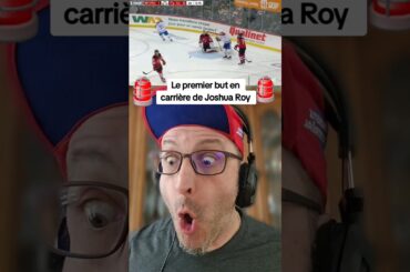 Le premier but en carrière dans la LNH pour Joshua Roy avec les Canadiens de Montréal !