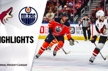 NHL Highlights | Coyotes @ Oilers 1/18/20