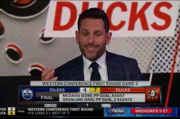 Ducks explode for seven goals in game 3, take 2-1 series lead