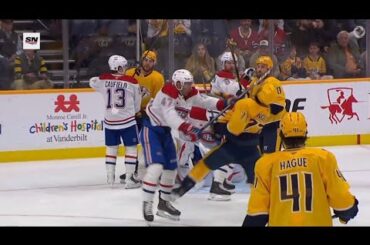 Struble gets a little lucky on this roughing to Evangelista - Tough Call Recommendation