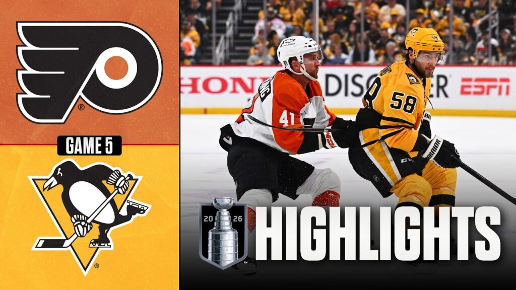 Flyers vs. Penguins | NHL Playoff Highlights | Game 5 | April 27, 2026