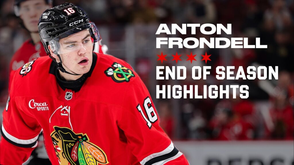 ANTON FRONDELL End of Season Highlights 🇸🇪📹 | Chicago Blackhawks