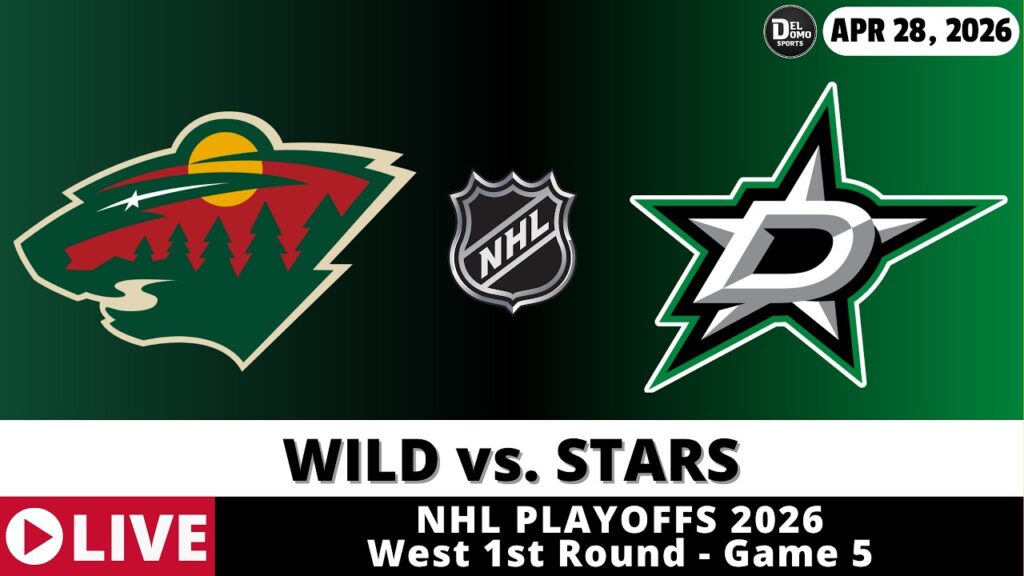 MINNESOTA WILD VS DALLAS STARS LIVE  🏒 NHL Playoffs Game Score Radio Play-by-Play