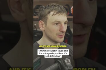 Zach Hyman talks about the Oilers' struggles to keep the puck out of their net.