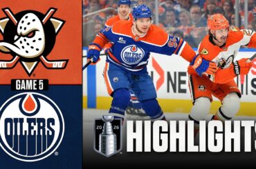 NHL Playoff Highlights | Ducks vs. Oilers | Game 5 | April 28, 2026