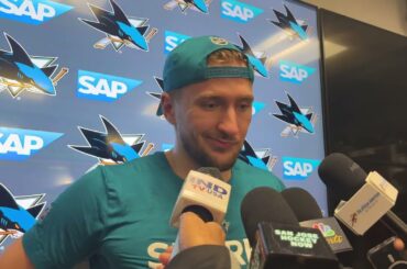 Regenda Talks Hat Trick, How He Can Improve Defensively | Sharks vs. Lightning Post-Game (1.3.26)