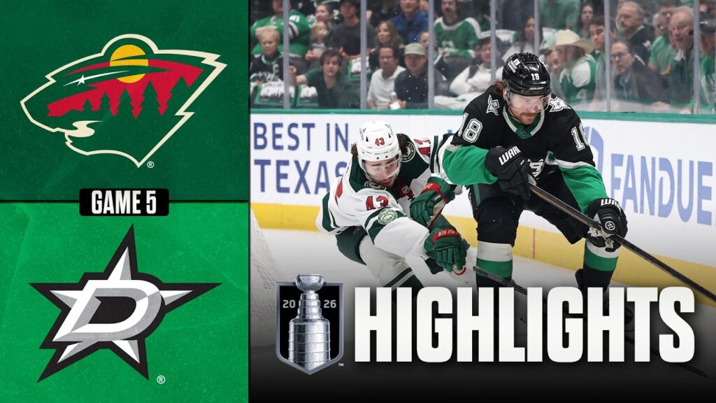 Wild vs. Stars | NHL Playoff Highlights | Game 5 | April 28, 2026