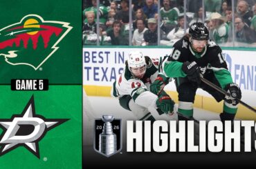 Wild vs. Stars | NHL Playoff Highlights | Game 5 | April 28, 2026
