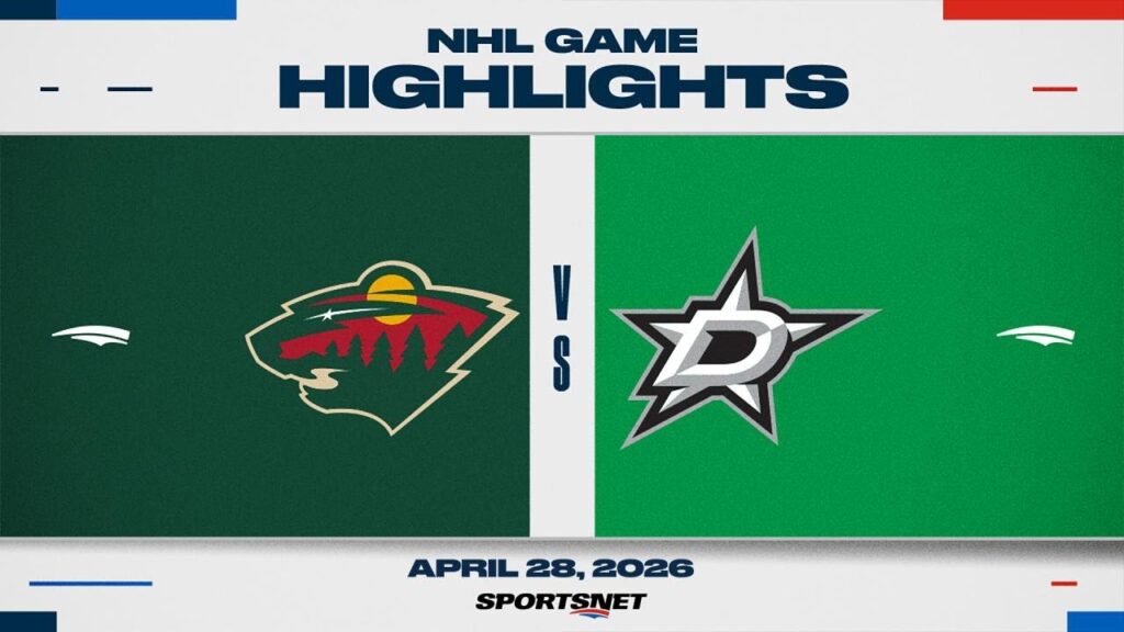 NHL Game 5 Highlights | Wild vs. Stars – April 28, 2026