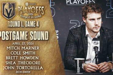 🎥 Round 1, Game 4 POSTGAME SOUND: Marner, Smith, Howden, Theodore & Tortorella