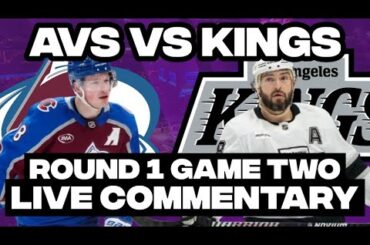 Colorado Avalanche Vs LA Kings ROUND 1 GAME ONE LIVE COMMENTARY! | 2026 Stanley Cup Playoffs