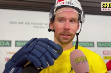 Marcus Pettersson efter segern mot Polen | Sverige - Polen | Hockey VM 2024 | 2024-05-12