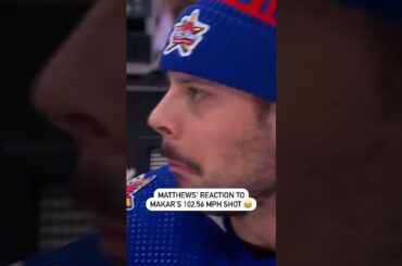 Auston Matthews’ Reaction Was Priceless 🤣