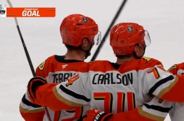 Troy Terry profite d’un jeu de puissance pour récidiver et donner une première avance aux ducks