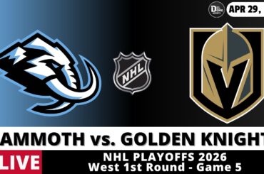 UTAH MAMMOTH VS VEGAS GOLDEN KNIGHTS LIVE 🏒 NHL Playoffs Game Score Radio Play-by-Play