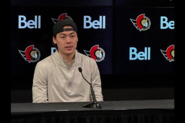 Jordan Spence media avail Locker Clean Out Day