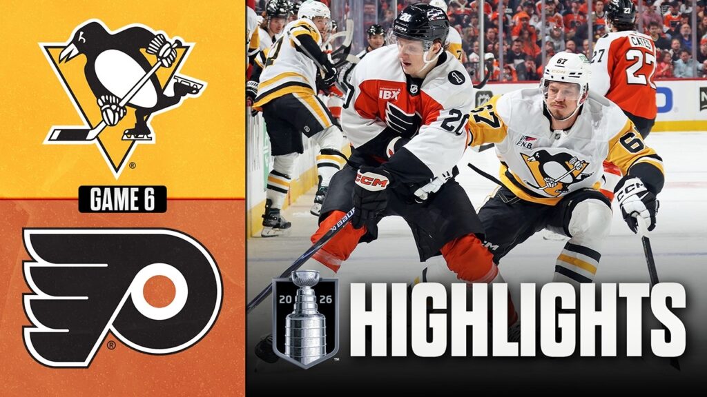 Penguins vs. Flyers | NHL Playoff Highlights | Game 6 | April 29, 2026