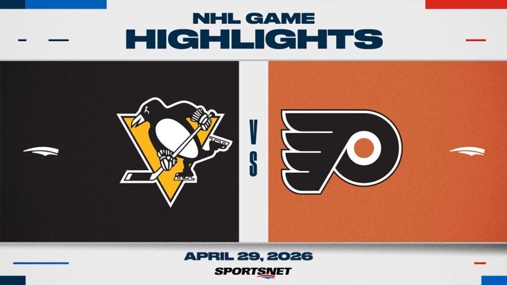 NHL Game 6 Highlights | Penguins vs. Flyers – April 29, 2026