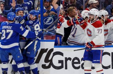 Lightning & Canadiens exchange goals just 11 SECONDS apart!!