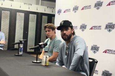 Kings Exit Interviews: Drew Doughty and Andrei Kuzmenko