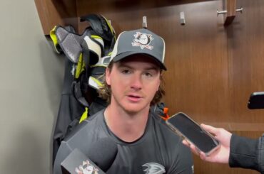 Drew Helleson | Ducks Morning Skate Media | Apr. 22, 2026