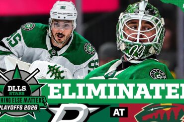 Dallas Stars Eliminated From Playoffs Following Game 6 Loss To Minnesota Wild | DLLS STARS POSTGAME