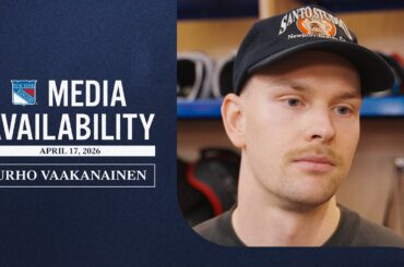 NYR 2026 Exit Day: Urho Vaakanainen Media Availability | April 17, 2026