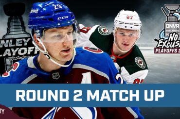 How do the Colorado Avalanche and Minnesota Wild match up in Round 2 of the Stanley Cup Playoffs