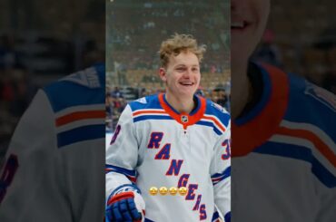 A lap to remember 🥹 #adamsykora #nhl #hockey #rookielap #nyr