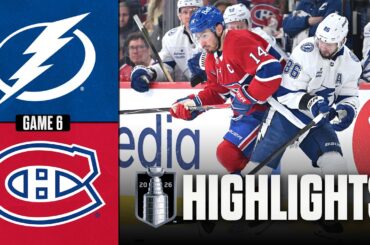 Lightning vs. Canadiens | NHL Playoff Highlights | Game 6 | May 01, 2026